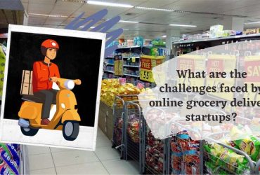 What are the challenges faced by online grocery delivery startups?