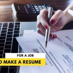 How To Make A Resume For A Job