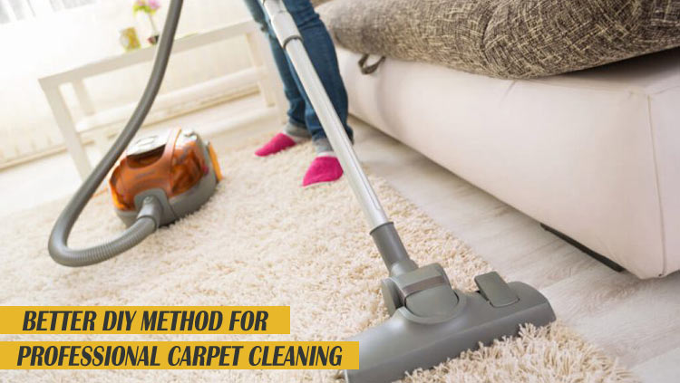 Better DIY Method for Professional Carpet Cleaning
