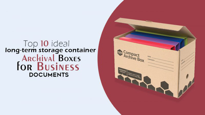 Storage Container Archival Boxes