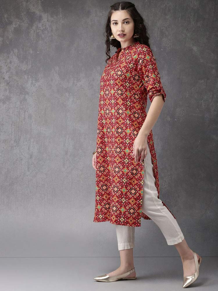 A Traditional Touch Kurtis