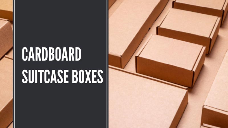 Cardboard Suitcase Boxes