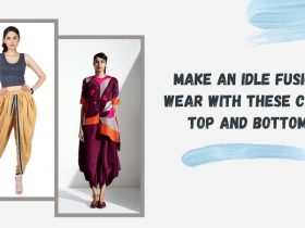 Make An Idle Fusion Wear With These Crop Top And Bottom