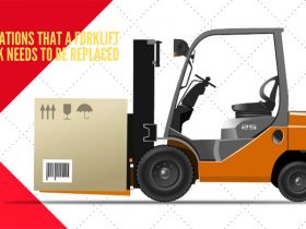 Indications that a forklift truck needs to be replaced