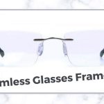 Rimless glasses frames