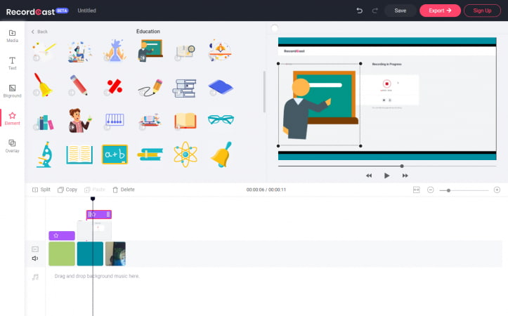 Edit your video lesson