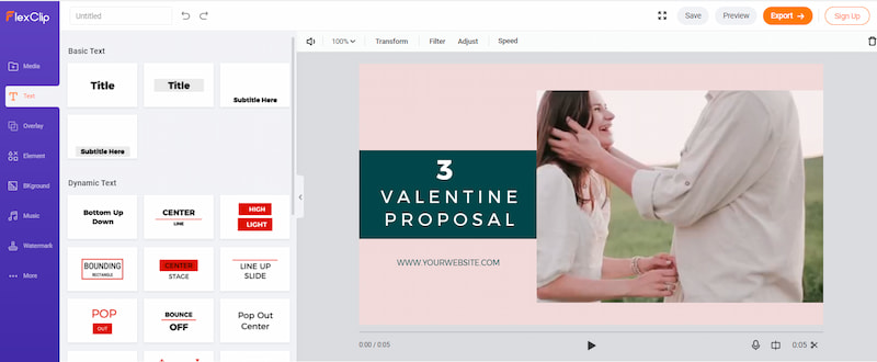 UI like PowerPoint