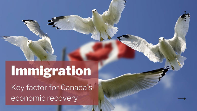 Immigration - Key factor for Canada’s economic recovery