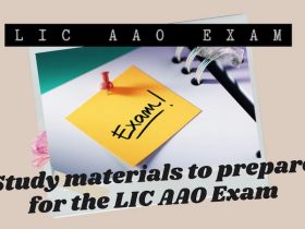 Study materials to prepare for the LIC AAO Exam