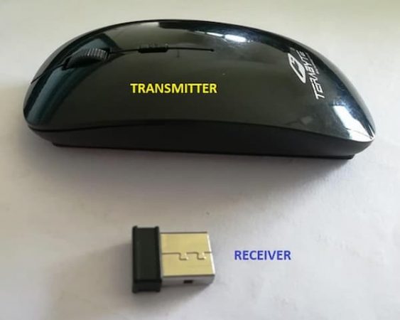 Components of wireless mouse