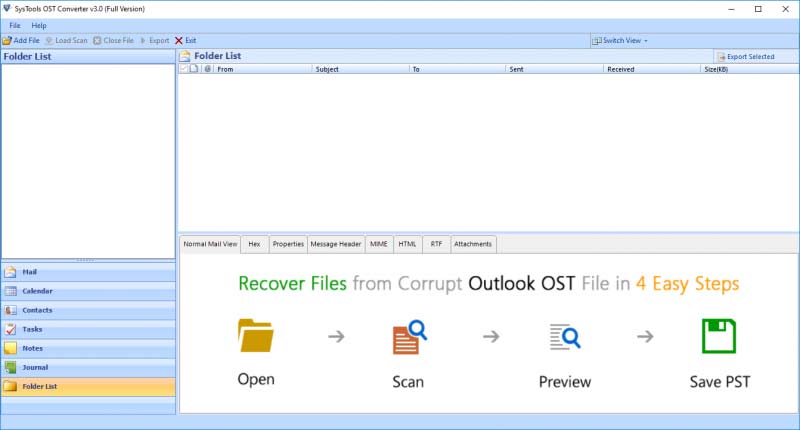 Convert OST to PST Outlook 2016