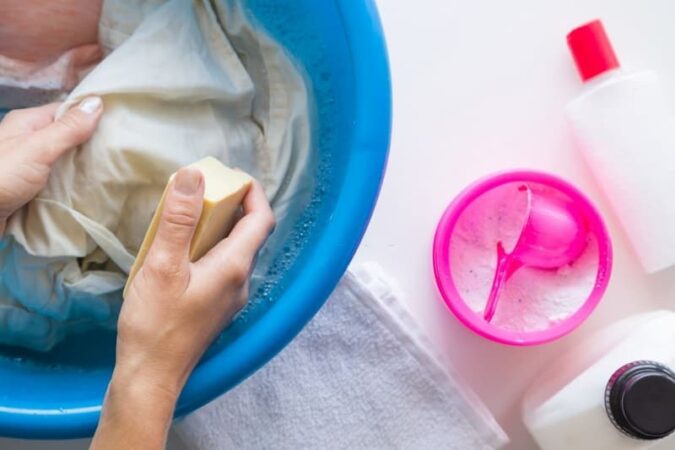 Remove Laundry Detergent Stains with Bar Soap