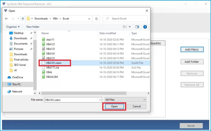 How to recover VBA Project Password - Step 3
