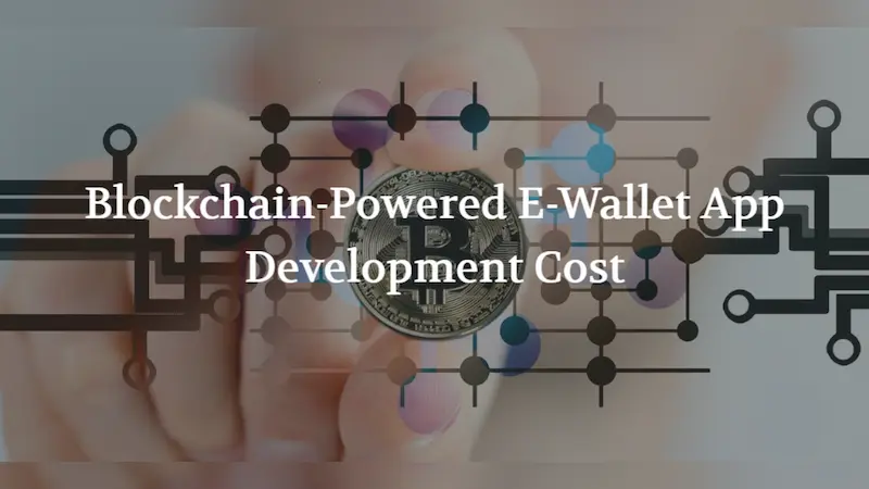 Blockchain-Powered E-Wallet App Development Cost