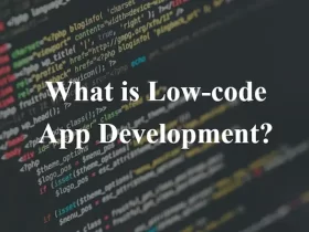 What is Low-code App Development