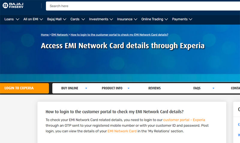 Download Your EMI Card Statement with Bajaj Finserv EMI Card Login in 5 Easy Steps