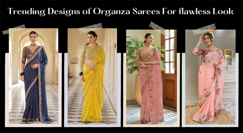 Trending Designs of Organza Sarees For flawless Look