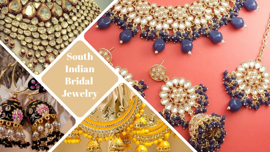 Polki, Kundan, Meena, and Jadau South Indian Bridal Jewelry