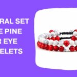 Natural Set White Pine Tiger Eye Bracelets