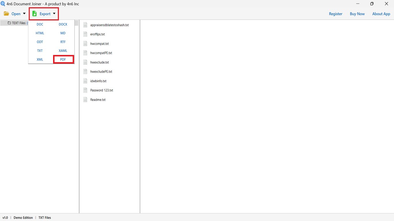 How to Join Multiple TXT Files into One PDF?