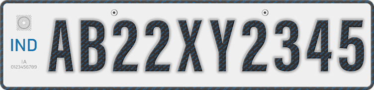 IND Number Plate