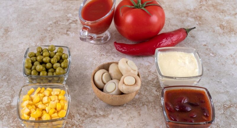 Ingredients for authentic Coney Island hot dog sauce